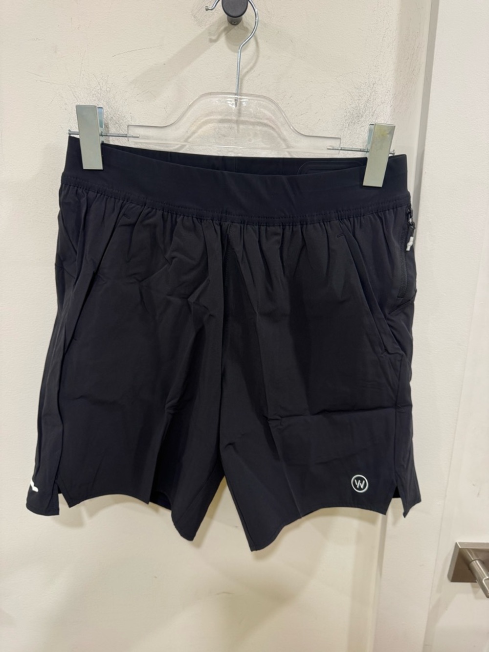 Whoop Black Athletic Shorts